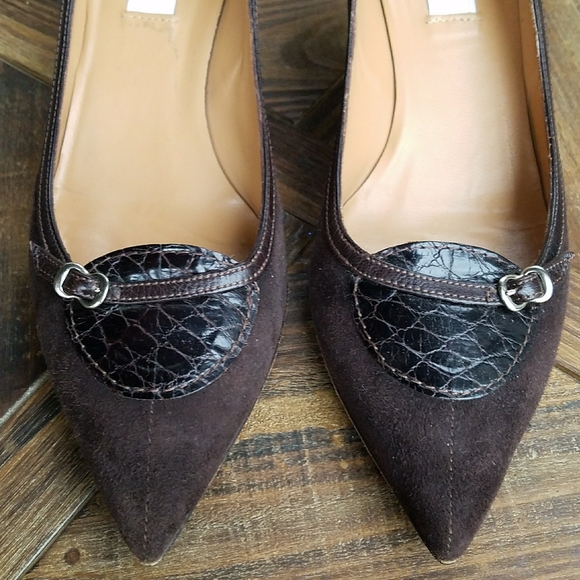 Furla mid stilleto heel pointed design shoes sz36 - Picture 3 of 8